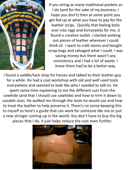 Leather Cutting Guide