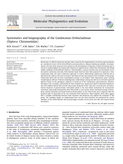 Systematics and biogeography of the Gondwanan Orthocladiinae