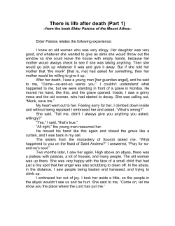 There is life after death (Part 1)