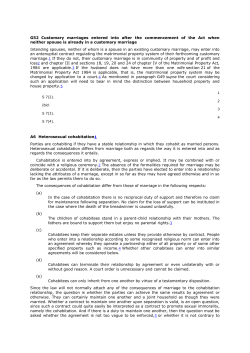 G52 Customary marriages entered into after the commencement of
