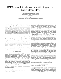 DMM-based Inter-domain Mobility Support for Proxy Mobile IPv6