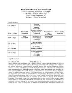 From DoG Street to Wall Street 2014