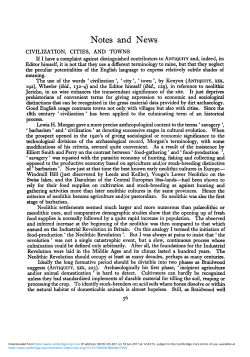 Notes and News - Cambridge University Press