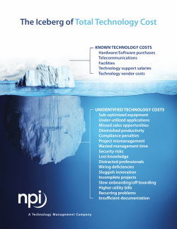 to view The Iceberg of Technology Management