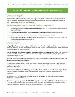 Dr. Doni`s Leaky Gut and Digestive Solutions Package