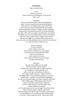 Eminem - Coll&egrave;ge de Varens