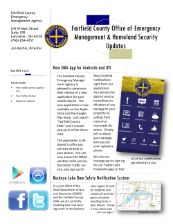 January 2014 - Fairfield County ema