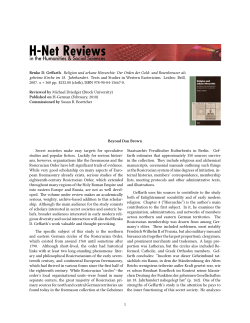 Beyond Dan Brown - H-Net