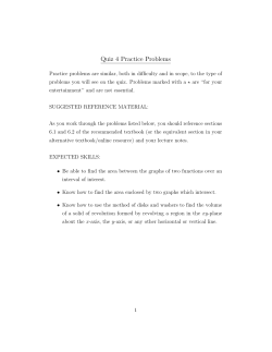 Quiz 4 Practice Problems