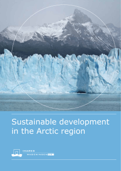 Sustainable development in the Arctic region