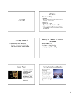 Language Language Uniquely Human?