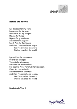 Round the World I go to Japan for my Tuna Lanzarotte for bananas