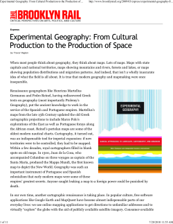 Experimental Geography