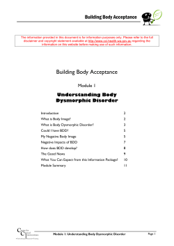 Building Body Acceptance