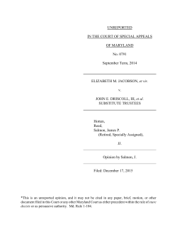 0791 - Maryland Courts