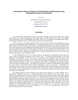 Atmospheric Phase Correction for Submillimeter Interferometry