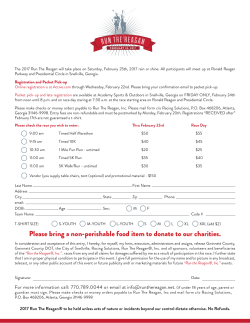 Please bring a non-perishable food item to