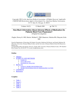 How Much Information About Adverse Effects of Medication Do