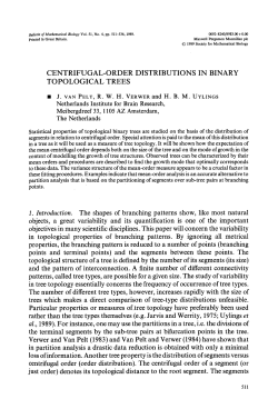 CENTRIFUGAL-ORDER DISTRIBUTIONS IN BINARY