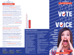 Higher Education`s National Campus Voter Registration