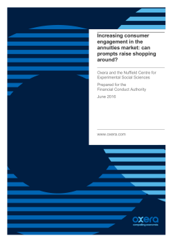Increasing consumer engagement in the annuities market