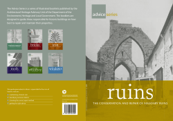 Ruins - The Conservation and Repair of Masonry Ruins