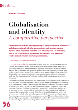 Globalisation and identity