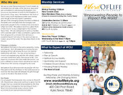 "Empowering People to Impact the World"