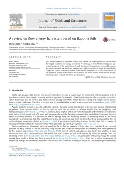 A review on flow energy harvesters based on flapping foils