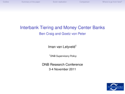 Interbank Tiering and Money Center Banks