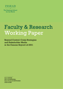 Beyond Control: Crisis Strategies and Stakeholder Media in