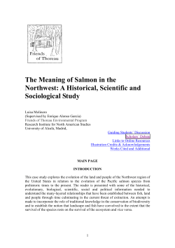 The Meaning of Salmon in the Northwest