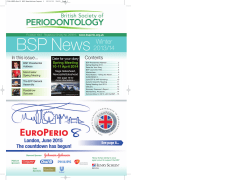 spring meeting - the British Society of Periodontology