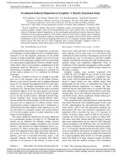 Irradiation-Induced Magnetism in Graphite: A Density Functional Study