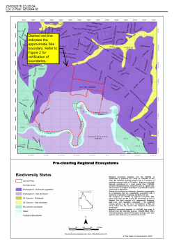 Dashed red line indicates the approximate Site boundary. Refer to