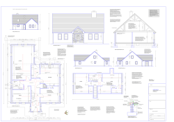 BLUEPRINT HOME PLANS hp UTILITY KITCHEN DINING SITTING