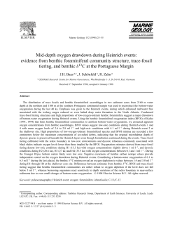 Mid-depth oxygen drawdown during Heinrich events