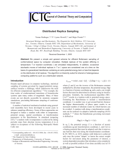 Distributed Replica Sampling - ACS Publications