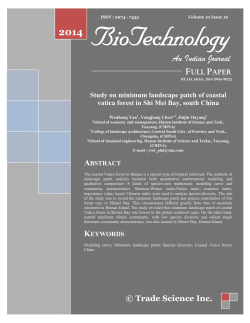 An Indian Journal - Trade Science Inc