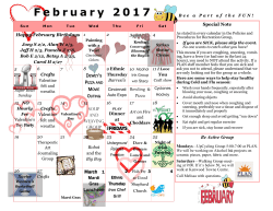 F ebruary 2 0 1 7 - PLAN of Southwest Ohio