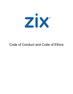 Code of Conduct and Code of Ethics