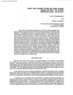 deep sea diving from an arm chair