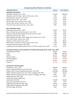 QuickFacts Data - the New Mexico Economic