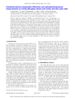 Combined electron backscatter diffraction and - Paul-Drude
