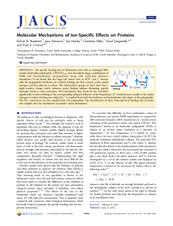 Molecular Mechanisms of Ion-Specific Effects on Proteins