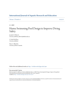 Home Swimming Pool Design to Improve Diving Safety