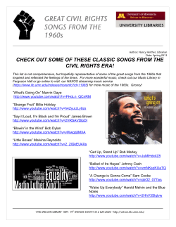 check out some of these classic songs from the civil rights era!