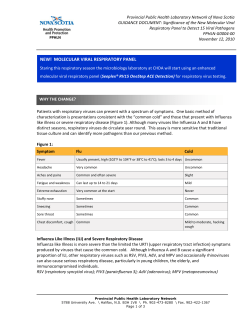 Significance of the New Molecular Viral Panel to Detect 15 Viral