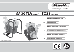 SA 30 TLA(50.2 cm3) - SC 33(50.2 cm3) - Oleo-Mac