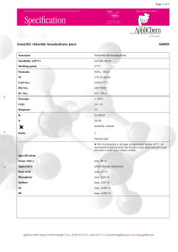Iron(III) chloride hexahydrate pure A0869